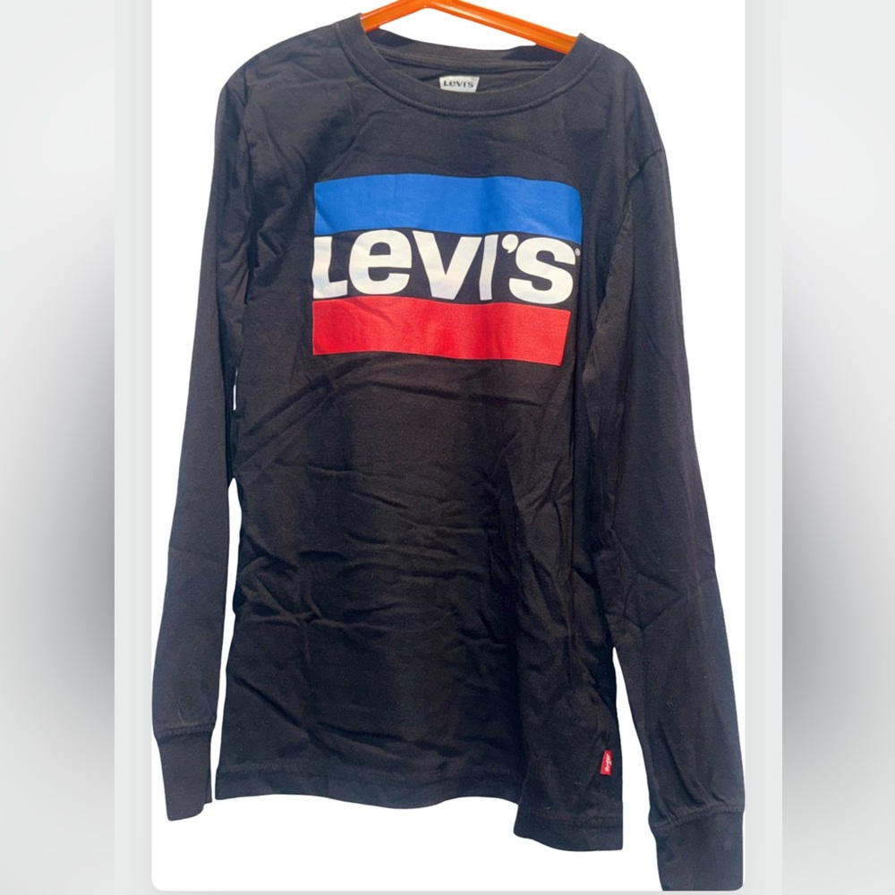 Levi's Charcoal and Blue Crewneck Tee